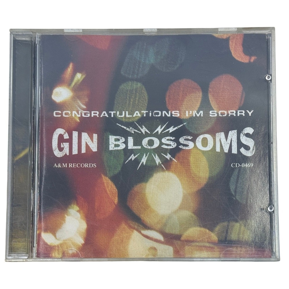 Gin Blossoms Congratulations I'm Sorry CD 1996 A&M Records CD-0469 CRC 13 Tracks